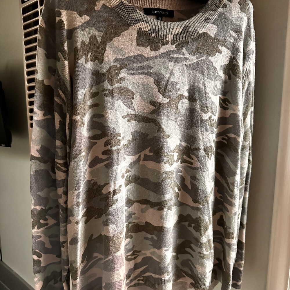 M Camo Sweater